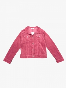 Veste velours Rose