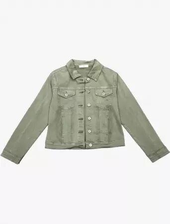 Veste jeans kaki veste jean kaki moderne