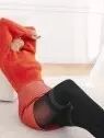 Collant noir SCALA imitation bas article mode au design soign�