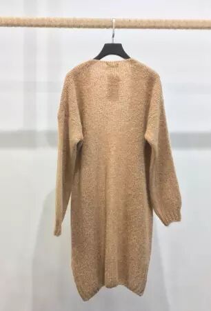 Gilet avec poches alpaga Camel pi�ce chaude � l'allure �l�gante
