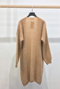 Gilet avec poches alpaga Camel v&ecirc;tement confortable et raffin&eacute;