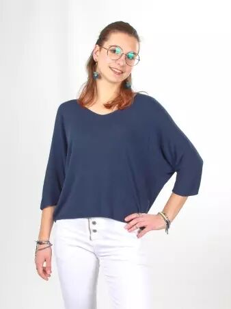 Pull Liza bleu marine pull Liza bleu marine classique
