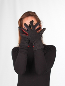 Gant 3 Boutons + Entre-Doigt Couleur noir v&ecirc;tement mode conjuguant confort, style et modernit&eacute;