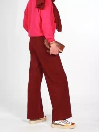 Pantalon velours bordeaux pantalon velours bordeaux profond