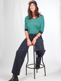 Pantalon velours marine pantalon velours bleu marine &eacute;l&eacute;gant