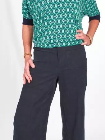 Pantalon velours marine pantalon velours bleu marine �l�gant