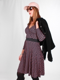 Robe Cantik Saki noir robe f&eacute;minine &eacute;l&eacute;gante