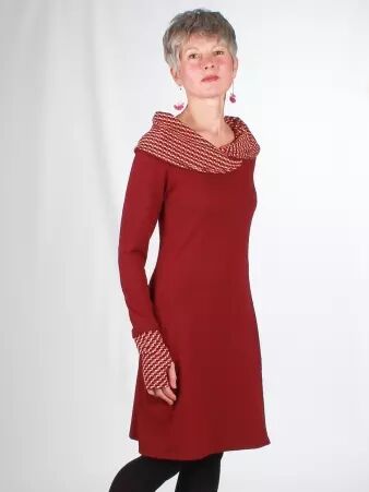 Robe Woody Cassis robe fluide boh�me couleur cassis
