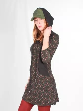Robe Sweaty Iris robe sweat f�minine aux teintes iris