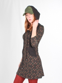 Robe Sweaty Iris robe casual boh&egrave;me &agrave; l'imprim&eacute; iris