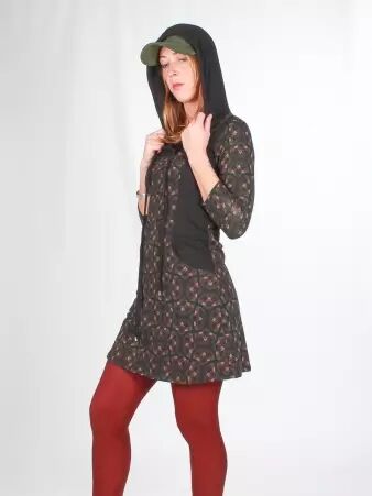 Robe Sweaty Iris robe sweat f�minine aux teintes iris
