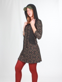 Robe Sweaty Iris robe sweat douce au motif floral iris