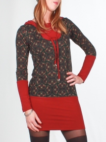 Robe Cocoon Iris robe cocoon fluide &eacute;l&eacute;gante