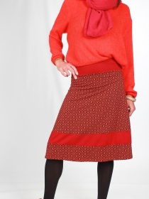 Jupe Elena Diamond Corail article mode au design &eacute;pur&eacute;, facile &agrave; associer pour la mi-saison