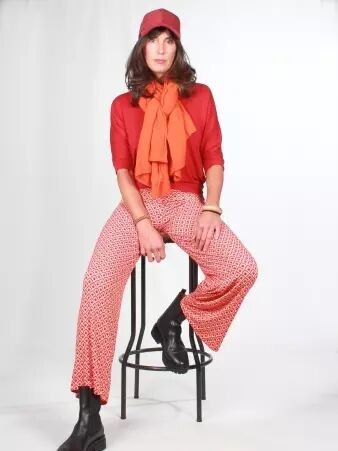 Pantalon Palazzo Back to 70s p�che pantalon large p�che d'inspiration r�tro