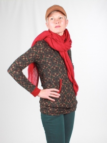 Sweat Nova Iris sweat doux &agrave; l'imprim&eacute; iris graphique