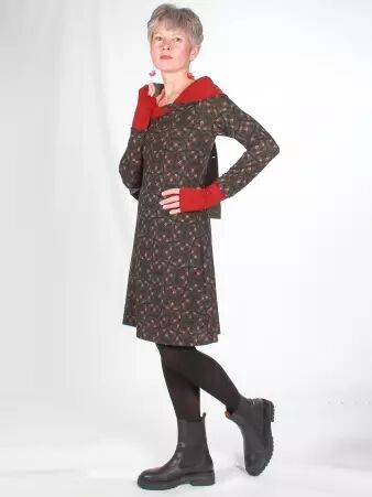 Robe Woody Iris robe fluide f�minine inspir�e de la fleur