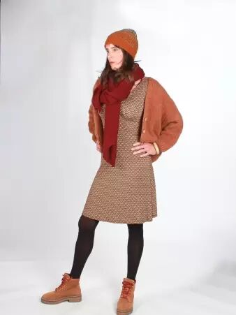Robe Harini Retro robe fluide inspiration vintage