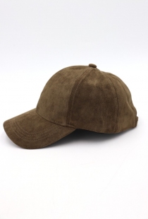 Casquette su&eacute;dine Kaki article mode au design soign&eacute;