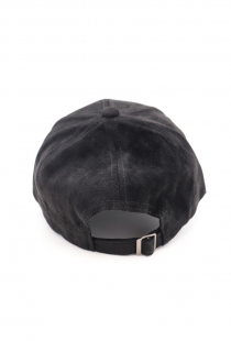 Casquette su&eacute;dine Noir article mode au design soign&eacute;