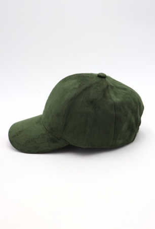 Casquette su�dine Vert �l�ment mode � l'esth�tique actuelle