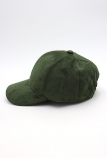 Casquette su&eacute;dine Vert accessoire mode au style contemporain