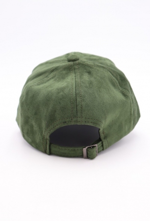 Casquette su�dine Vert �l�ment mode � l'esth�tique actuelle