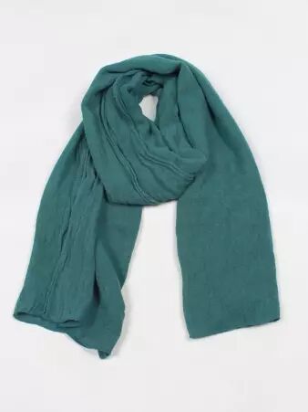 Echarpe Vert Thym pi�ce vestimentaire au caract�re moderne et � l'esprit cr�atif