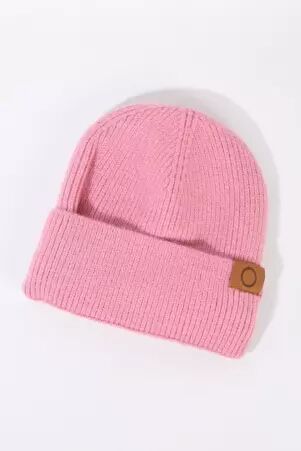 Bonnet rose accessoire vestimentaire au style doux