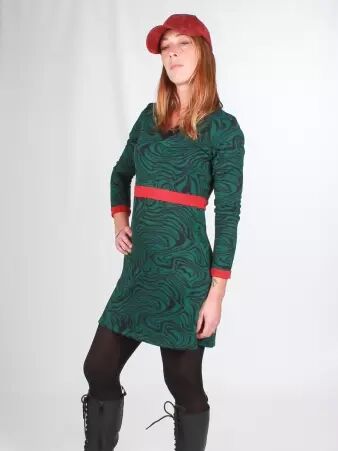 Robe Bailey Zebra robe fluide au style audacieux