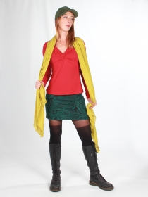 Top Ilanga manches longues Groseille