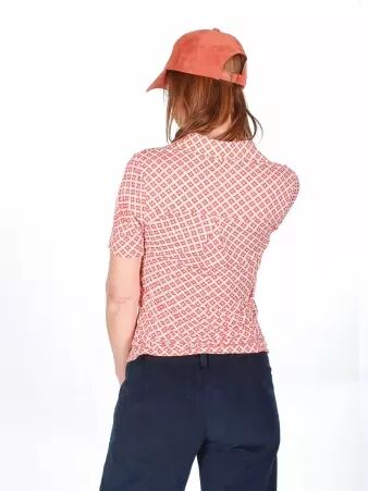 Polo Curtis manches courtes Lovely Pickle mandarine v�tement casual