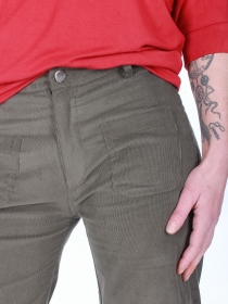 Pantalon Beegees velour Camel