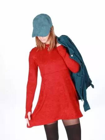 Robe Cecila Bordeaux robe f�minine �l�gante