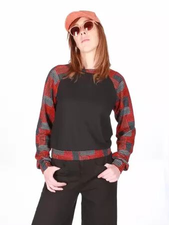 Pull Stanley Pinto pull contemporain � motif artistique