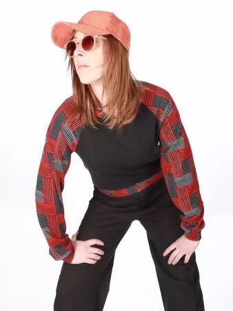 Pull Stanley Pinto pull contemporain � motif artistique