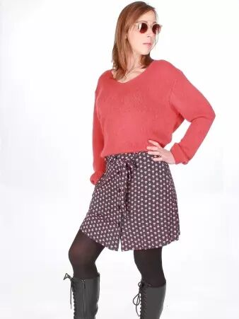 Pull Myrrha baby alpaga bois de rose pull doux ros�