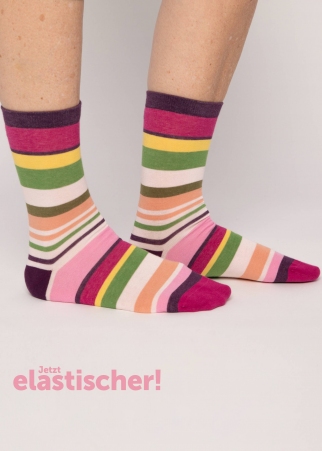 Chaussette summer stripes accessoire textile au look moderne