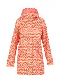 Parka Wild Weather friendly rainbows and cherries parka imprim&eacute; arcs-en-ciel cerises