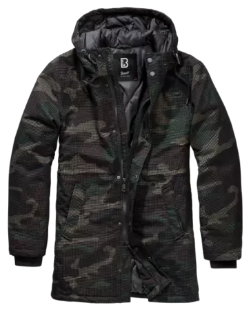 Parka Brandit Grid-Camo parka camouflage Brandit au style militaire