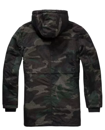 Parka Brandit Grid-Camo parka camouflage Brandit au style militaire