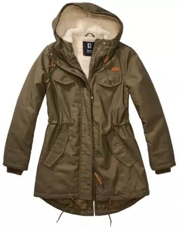 Parka Brandit Marsh Lake femme kaki parka femme kaki chaude et pratique
