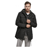 Parka Brandit Marsh Lake homme noir veste masculine r&eacute;sistante