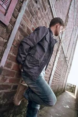 Veste homme Brandit Britannia bleu denim veste brandit britannia homme bleu denim
