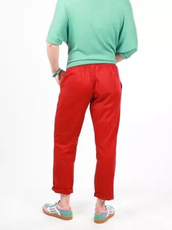 Pantalon Gus Bordeaux pi�ce mode �l�gante