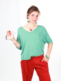 Pull Liza vert tiffany