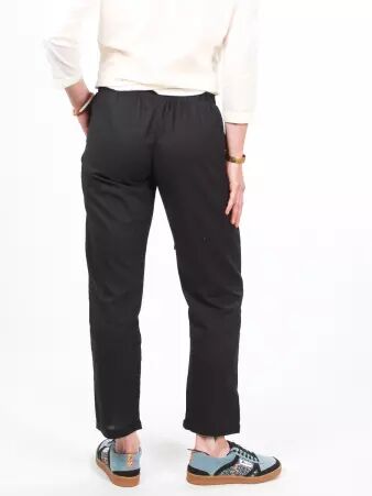 Pantalon Gus noir v�tement masculin polyvalent et �l�gant