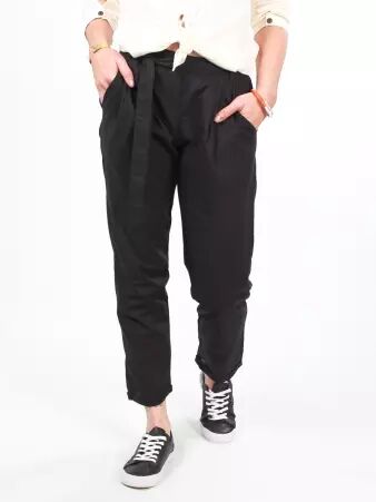 Pantalon Gus noir v�tement masculin polyvalent et �l�gant