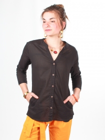 Chemisier Milka Noir