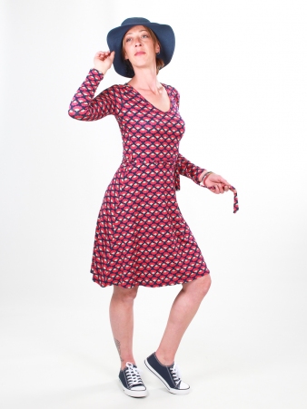 Robe Vicky Albisia robe f�minine l�g�re au motif floral d�licat